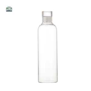 Bouteille d'eau en verre design et durable