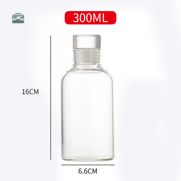 Flacon en verre réutilisable, idéal pour l'hydratation