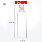 Bouteille en verre élégante pour un style de vie sain