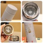 Bouteille thermos pour infusion de thé vert