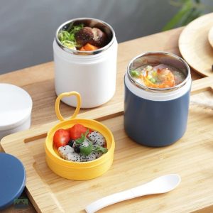Boîte à soupe isotherme couleur bleue