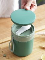 Conteneur isotherme bleu pour aliments chauds