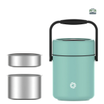 Box isotherme chaude verte pour repas à emporter