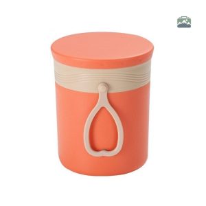 Box isotherme orange pour transporter des soupes chaudes