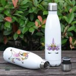 Gourde Licorne pour boissons chaudes ou froides