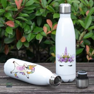 Gourde Licorne pour boissons chaudes ou froides