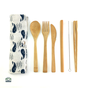 Couvert Bambou Baleine, accessoire de table éco-responsable