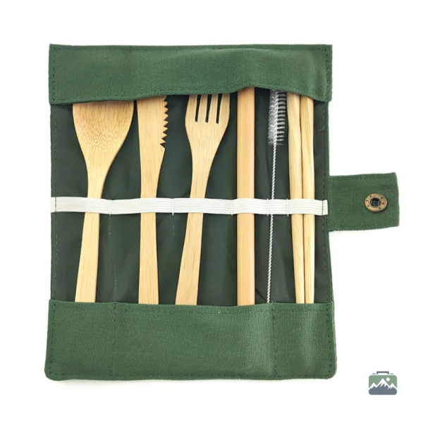 Accessoires en bambou Army, durables et respectueux de l'environnement