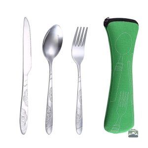 Set de couverts compacts pour repas en plein air