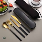 Accessoires de voyage : couverts en inox