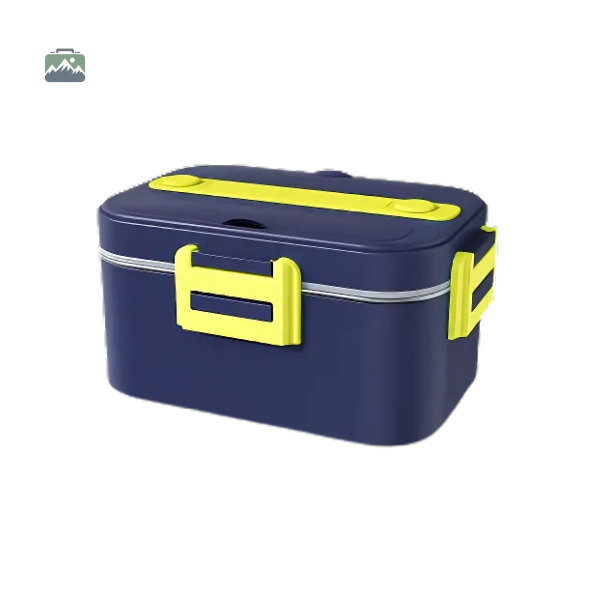 gamelle-chauffante-portable-bleue-1 Gamelle Chauffante Portable Bleue pour repas chauds