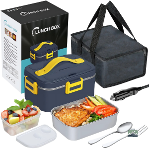 Lunch Box Chauffante bleue pratique pour vos déplacements
