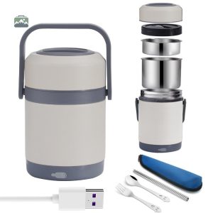 Gamelle chauffante USB pour repas chauds