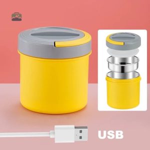 Lunch box chauffante USB pour repas chauds