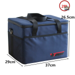 Glacière spacieuse avec design attrayant en bleu