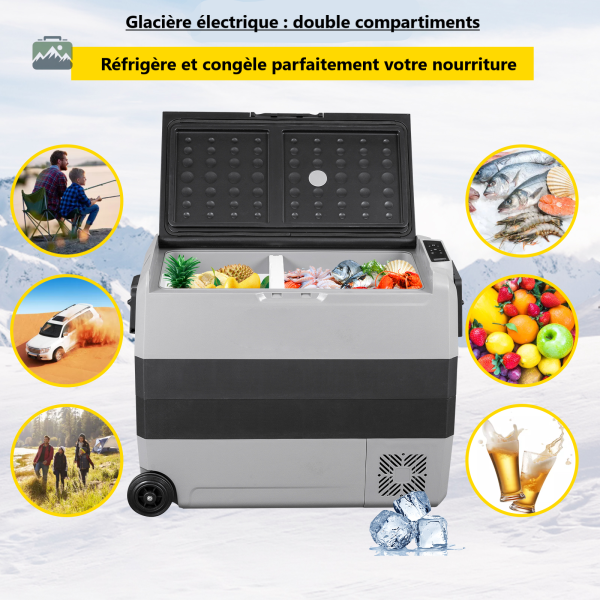 Glacière 36L, solution de refroidissement mobile et efficace