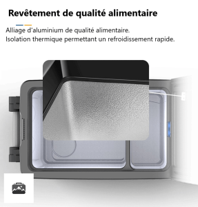 Modèle 220V de glacière électrique