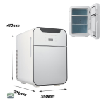 Glacière Electrique pour maison, 20 Litres d'espace frais