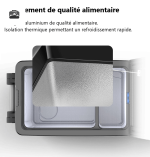 Glacière 220V pour camping et excursions