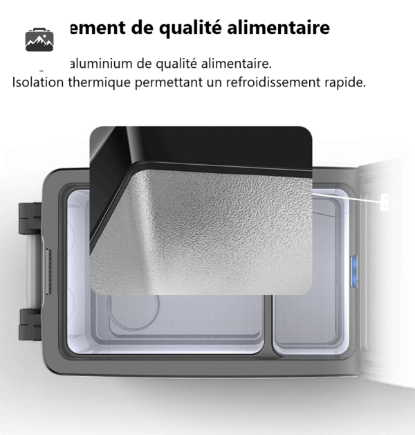 Glacière 220V pour camping et excursions