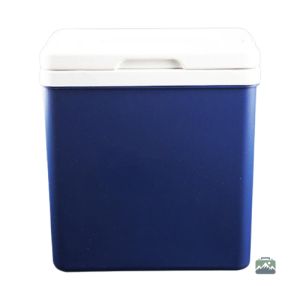 Glacière rigide bleue 10L, idéale pour le camping et les pique-niques