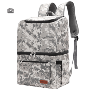 Glacière Sac à Dos Camouflage Gris pour enfants