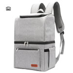 Glacière Sac à Dos Isotherme Gris pour Enfant