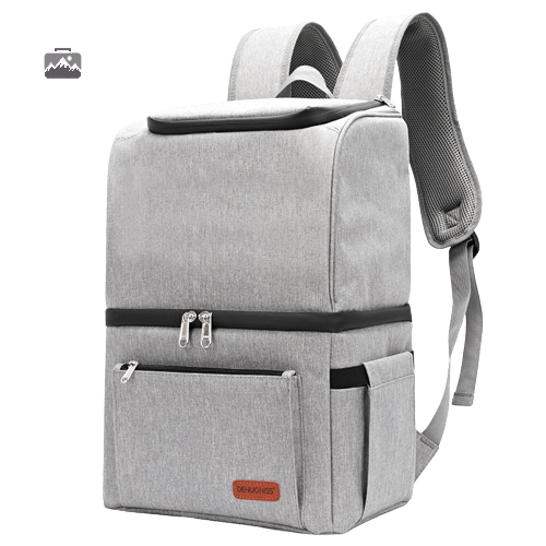 glaciere-sac-a-dos-gris-1 Glacière Sac à Dos Isotherme Gris pour Enfant