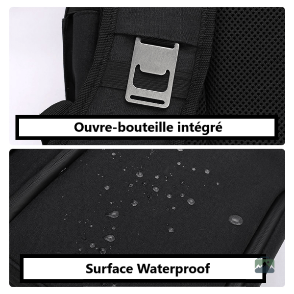 Glacière Sac à Dos Pratique et Élégant en Gris