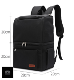 Sac à Dos noir isotherme pour garder vos aliments frais