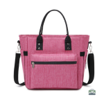 Glacière souple rose avec bandoulière
