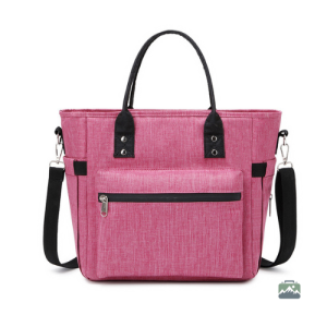 Glacière souple rose avec bandoulière