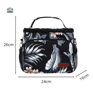 Glacière souple 10L design Black Jungle, idéale pour les sorties
