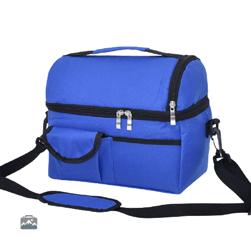glaciere-souple-bleu-fonce-10l-1 Glacière souple bleu foncé 10L, idéale pour le transport d'aliments