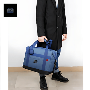 Glacière souple 30L en bleu, idéale pour les pique-niques et voyages