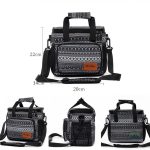 Sac isotherme souple Mosaïque grise pour pique-nique