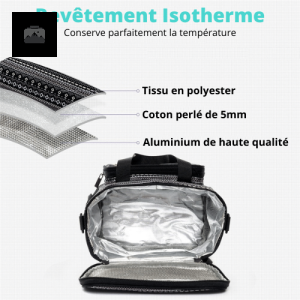 Glacière souple idéale pour les pique-niques et sorties extérieures