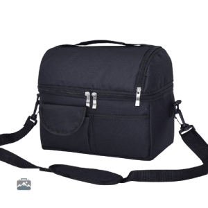 Glacière Souple Noire 10L pour un transport facile des boissons