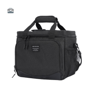 Glacière souple noire 13L pour le transport d'aliments