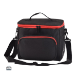 Glacière souple noire et rouge pour un transport pratique