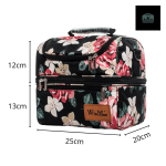 Glacière souple 12.5L avec motifs floraux