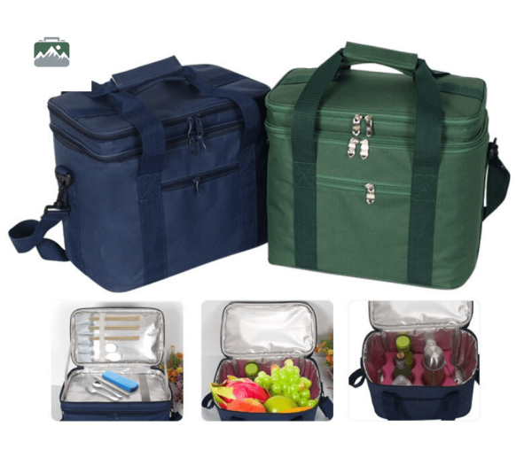 Sac isotherme pliable pour repas en extérieur