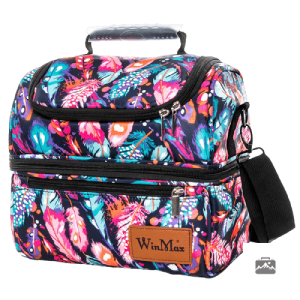 Glacière souple plumes multicolores 12.5L
