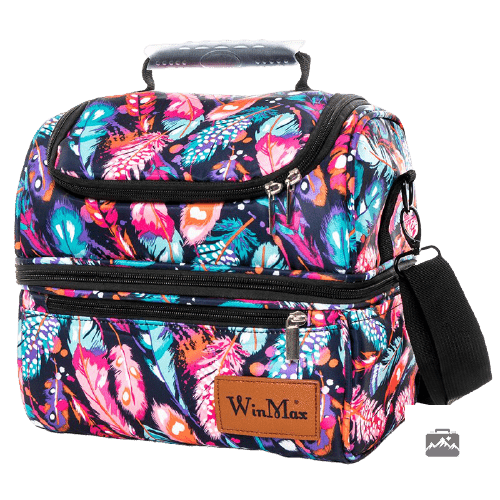 glaciere-souple-plumes-multicolores-1 Glacière souple plumes multicolores 12.5L