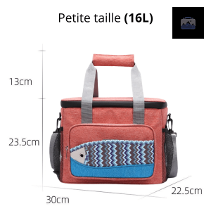 Accessoire de refroidissement souple design poisson rouge