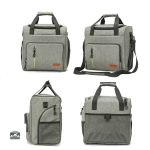 Sac isotherme souple noir pour transport de nourriture