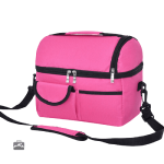 Glacière souple rose 10L, idéale pour les pique-niques
