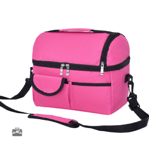 Glacière souple rose 10L, idéale pour les pique-niques