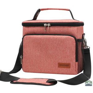 Glacière souple rose 9L pour le transport de boissons et aliments