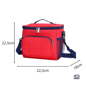 Glacière Souple Rouge et Bleue pour les pique-niques